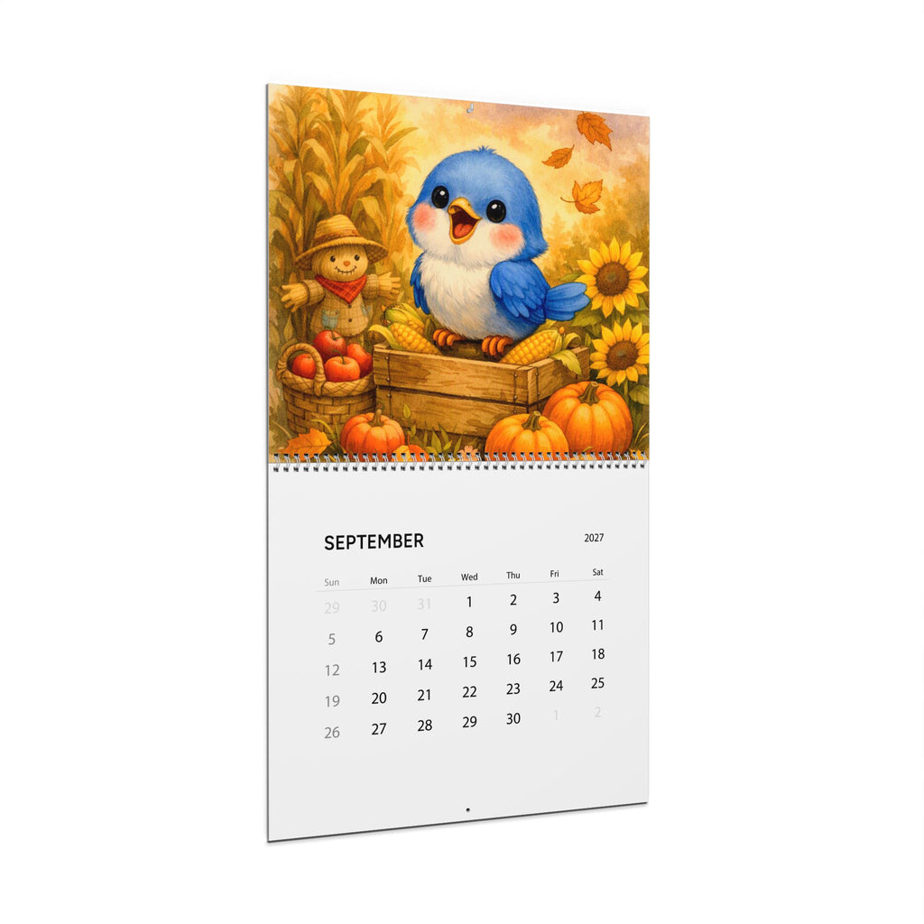 Singing Bluebird Seasonal Watercolor Calendar 2027