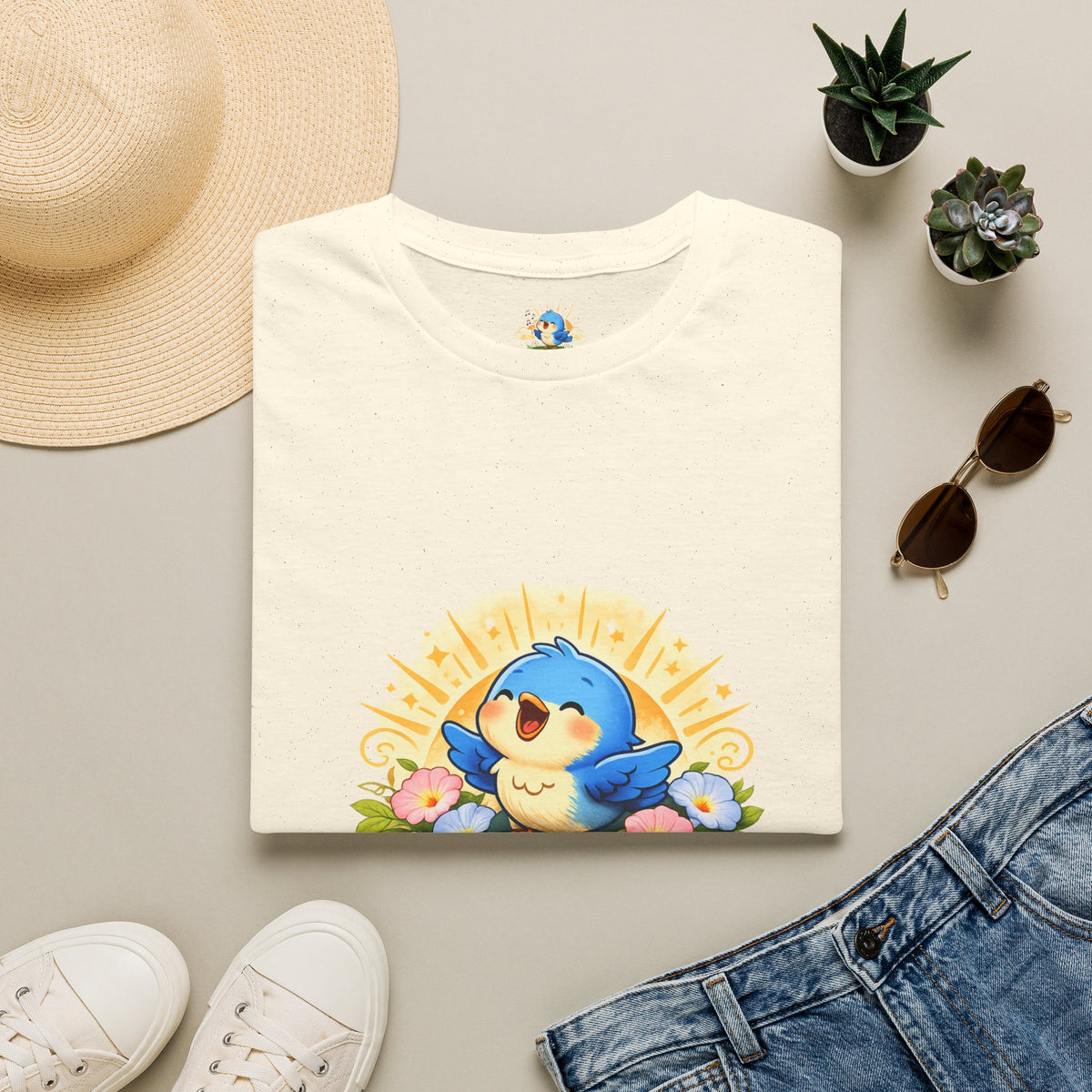 “Rise & Shine” Singing Bluebird Tee