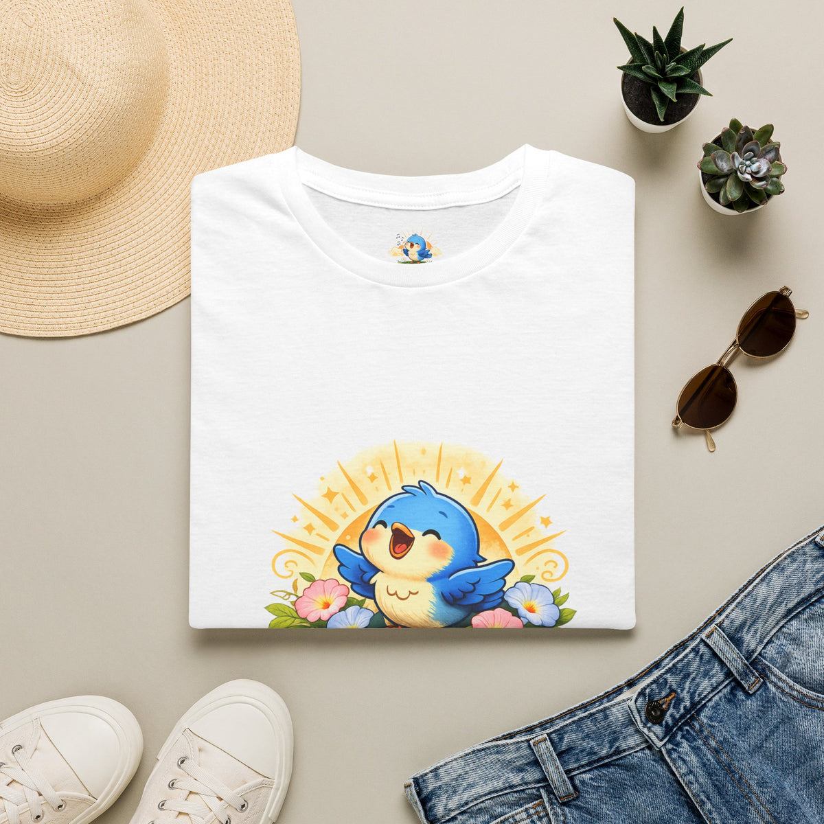 “Rise & Shine” Singing Bluebird Tee
