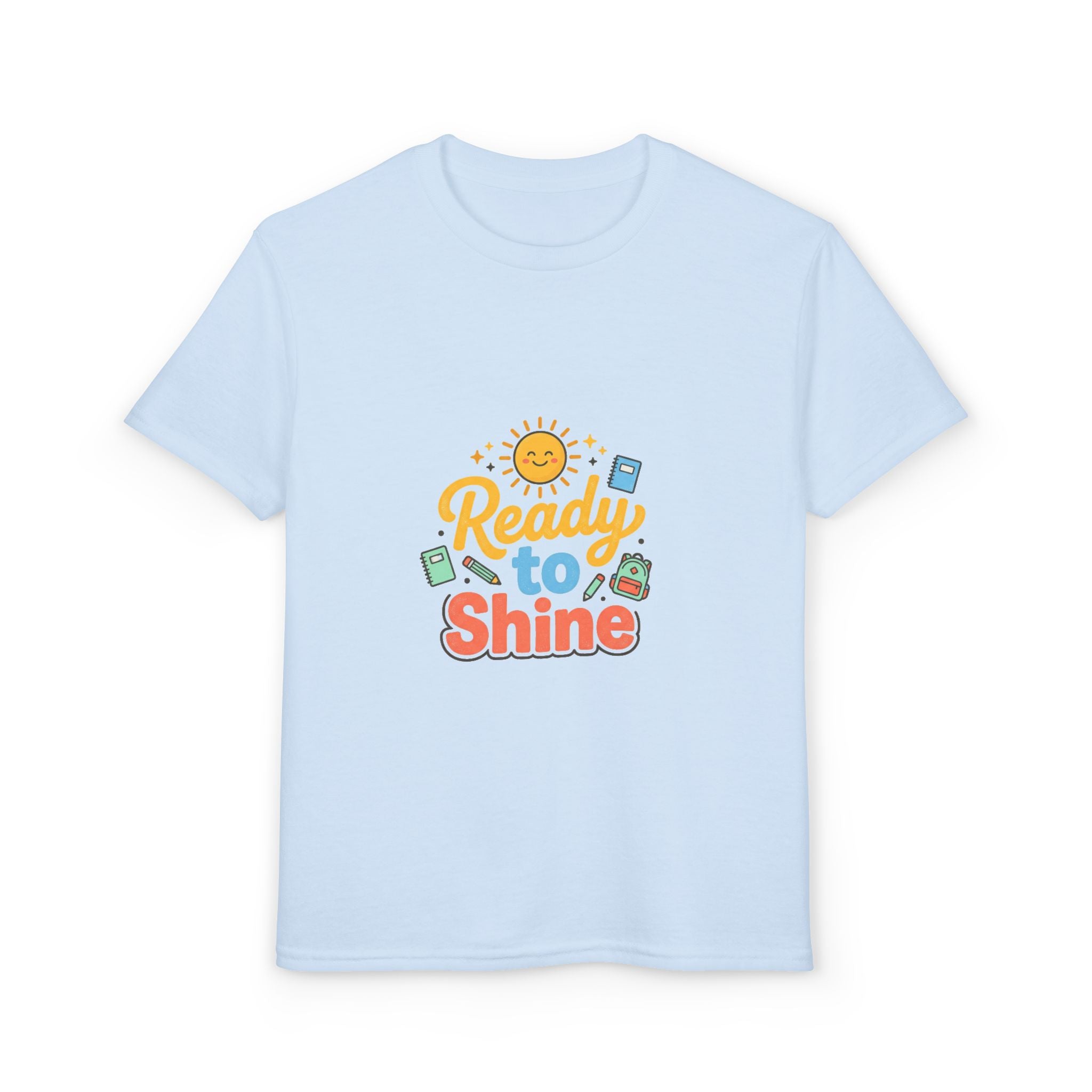 Youth T-Shirt — "Ready to Shine" Sunny Back-to-School Tee