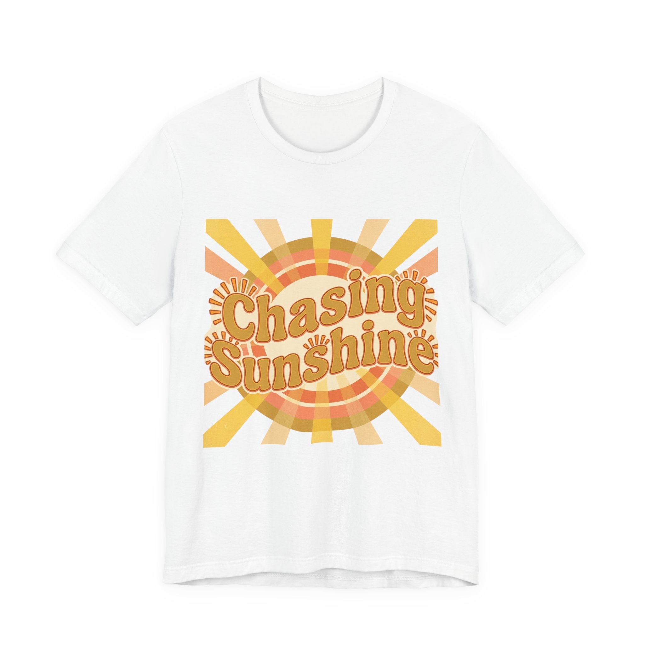 Chasing Sunshine Tee — Retro Sunburst Graphic Shirt
