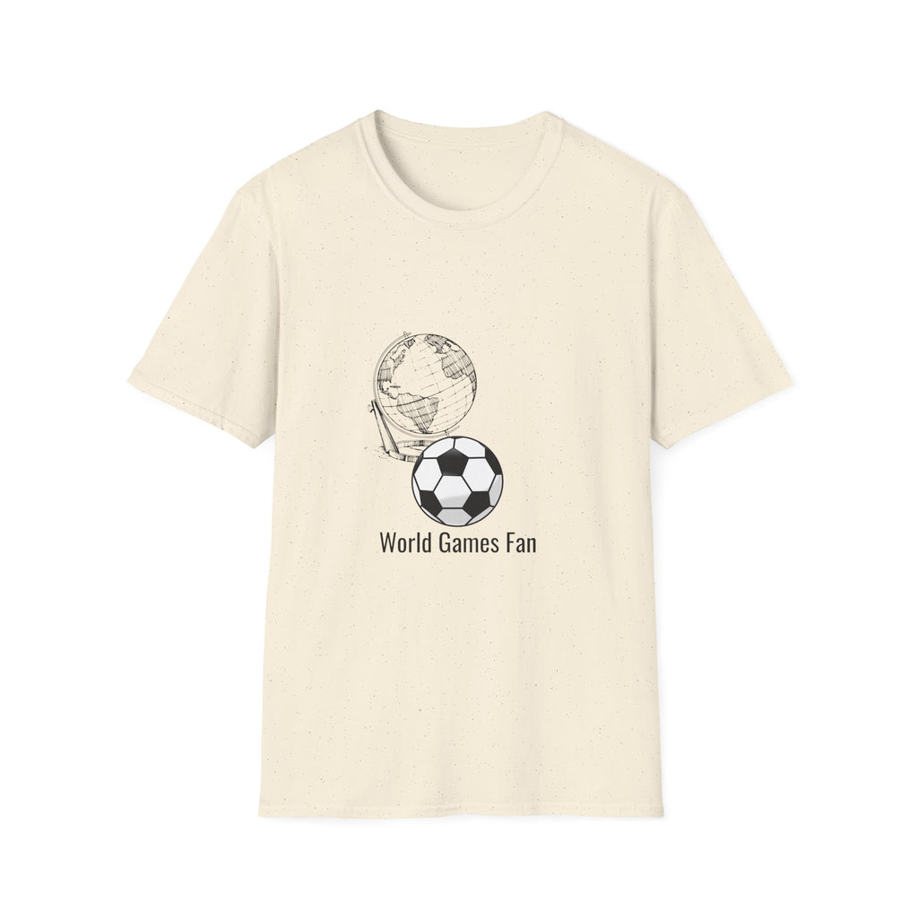 Soccer World Fan T-Shirt – 'World Games Fan' Graphic Tee