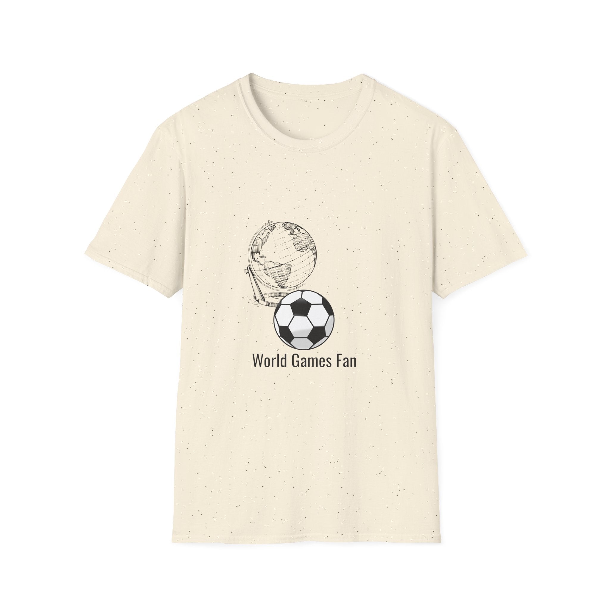 Soccer World Fan T-Shirt – 'World Games Fan' Graphic Tee