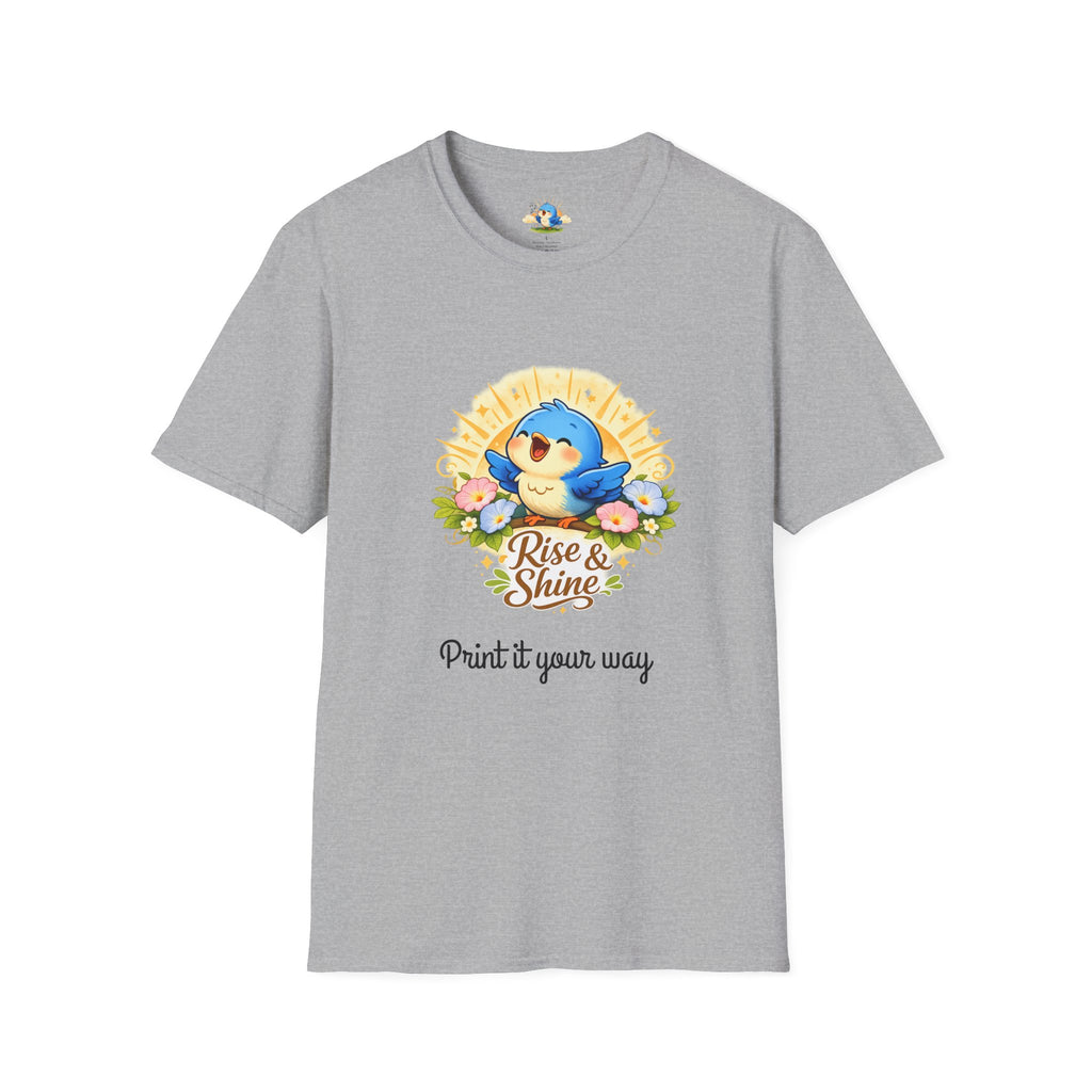 Personalized “Rise & Shine” Singing Bluebird Tee