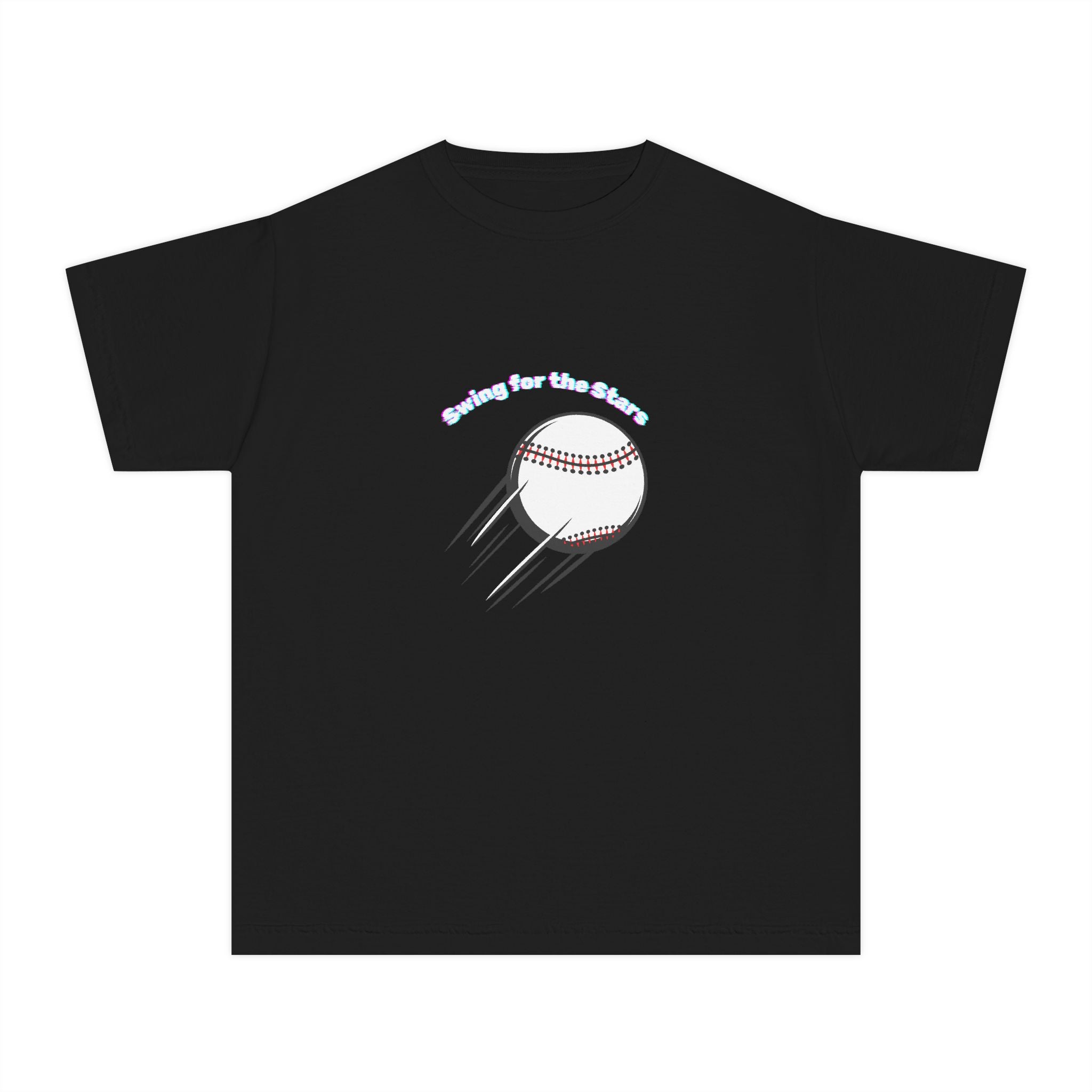 Swing for the Stars Youth Midweight Tee Dark Colors