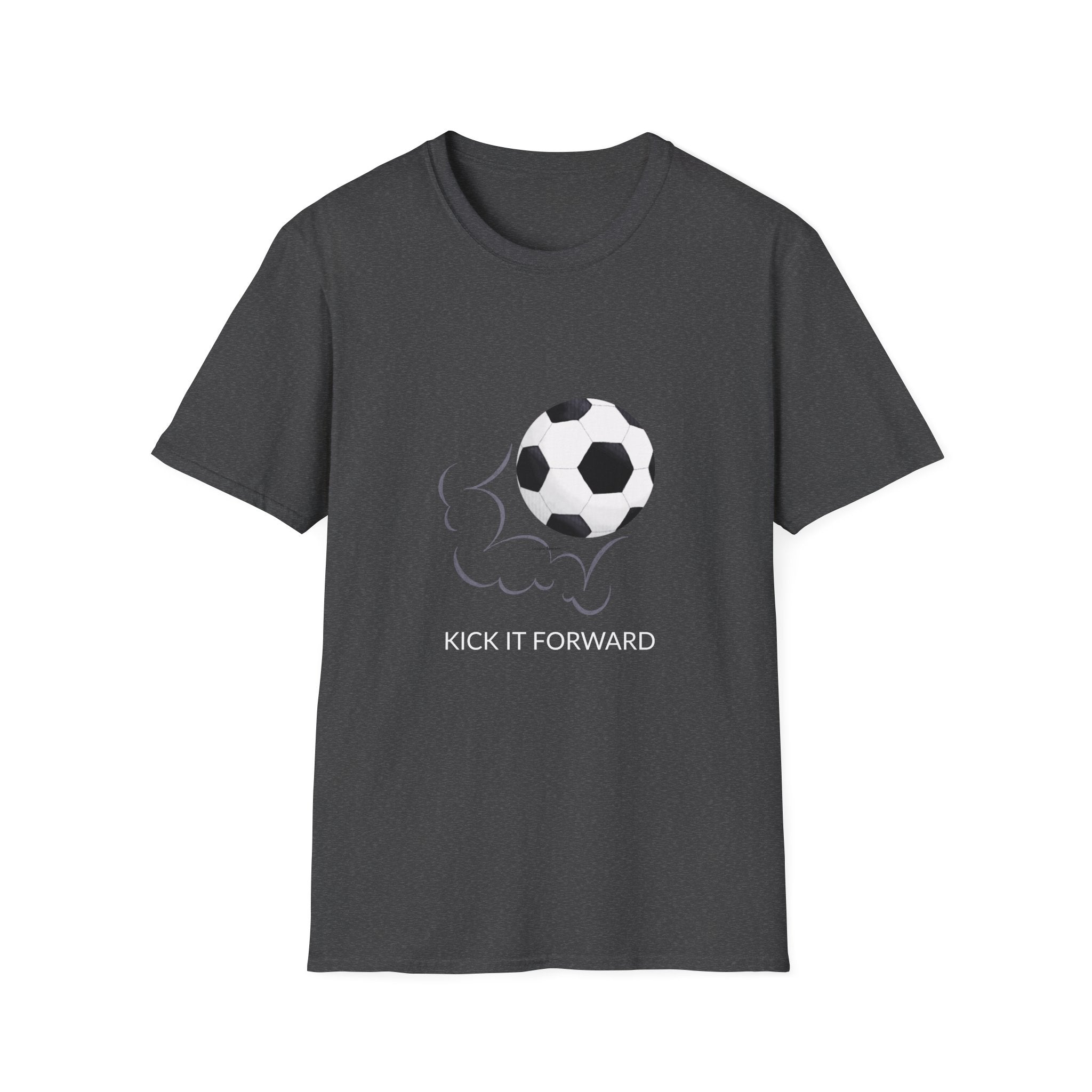 Soccer Kick T-Shirt — Minimal Football Graphic Tee