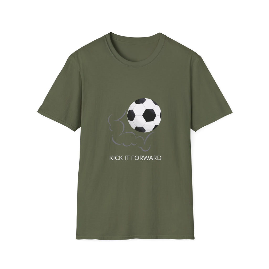 Soccer Kick T-Shirt — Minimal Football Graphic Tee