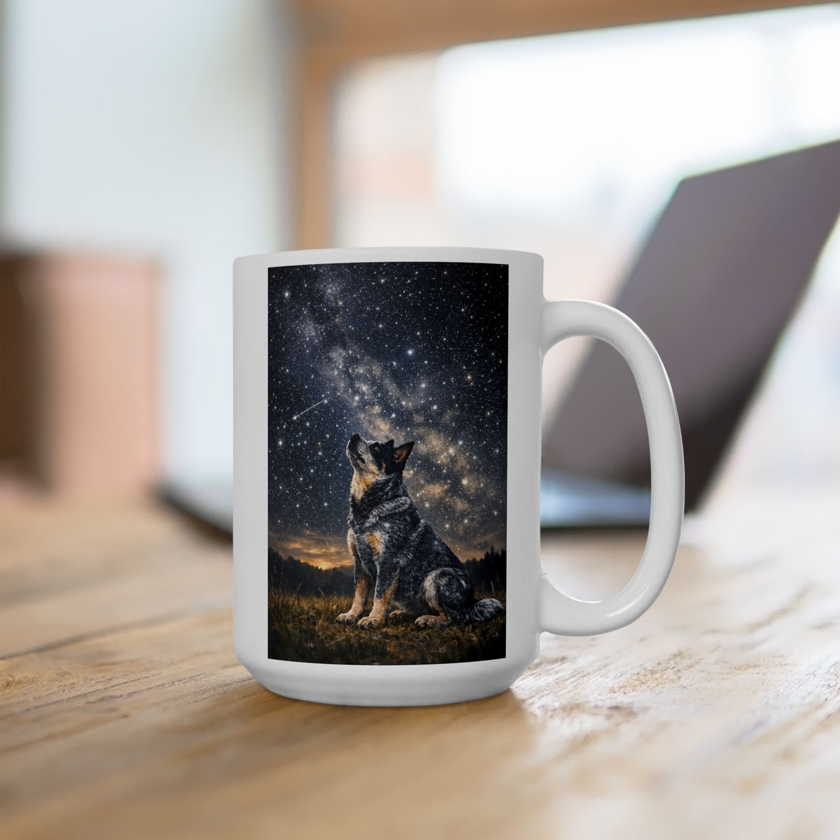 Ceramic Mug - Stargazer Blue Heeler Cattle Dog Coffee Cup
