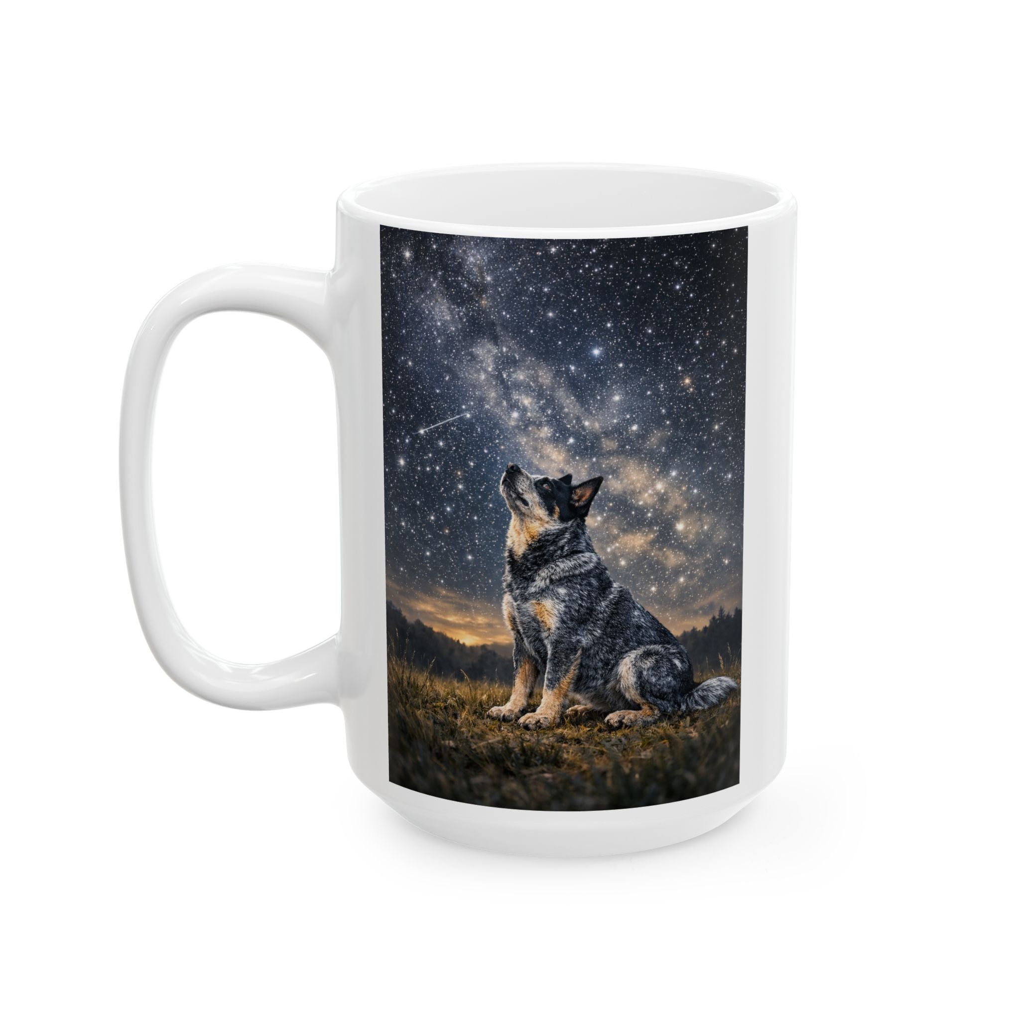 Ceramic Mug - Stargazer Blue Heeler Cattle Dog Coffee Cup