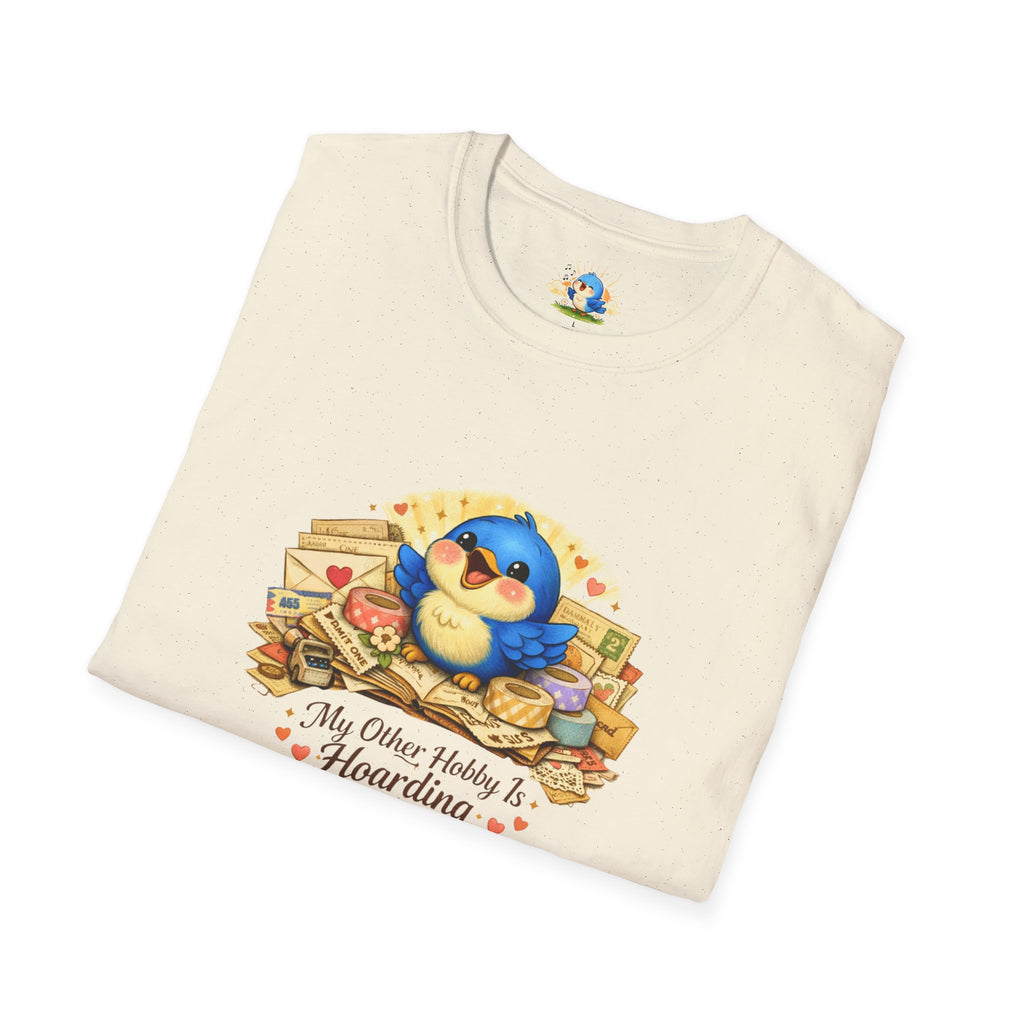 “My Other Hobby Is Hoarding Ephemera” Bluebird Tee