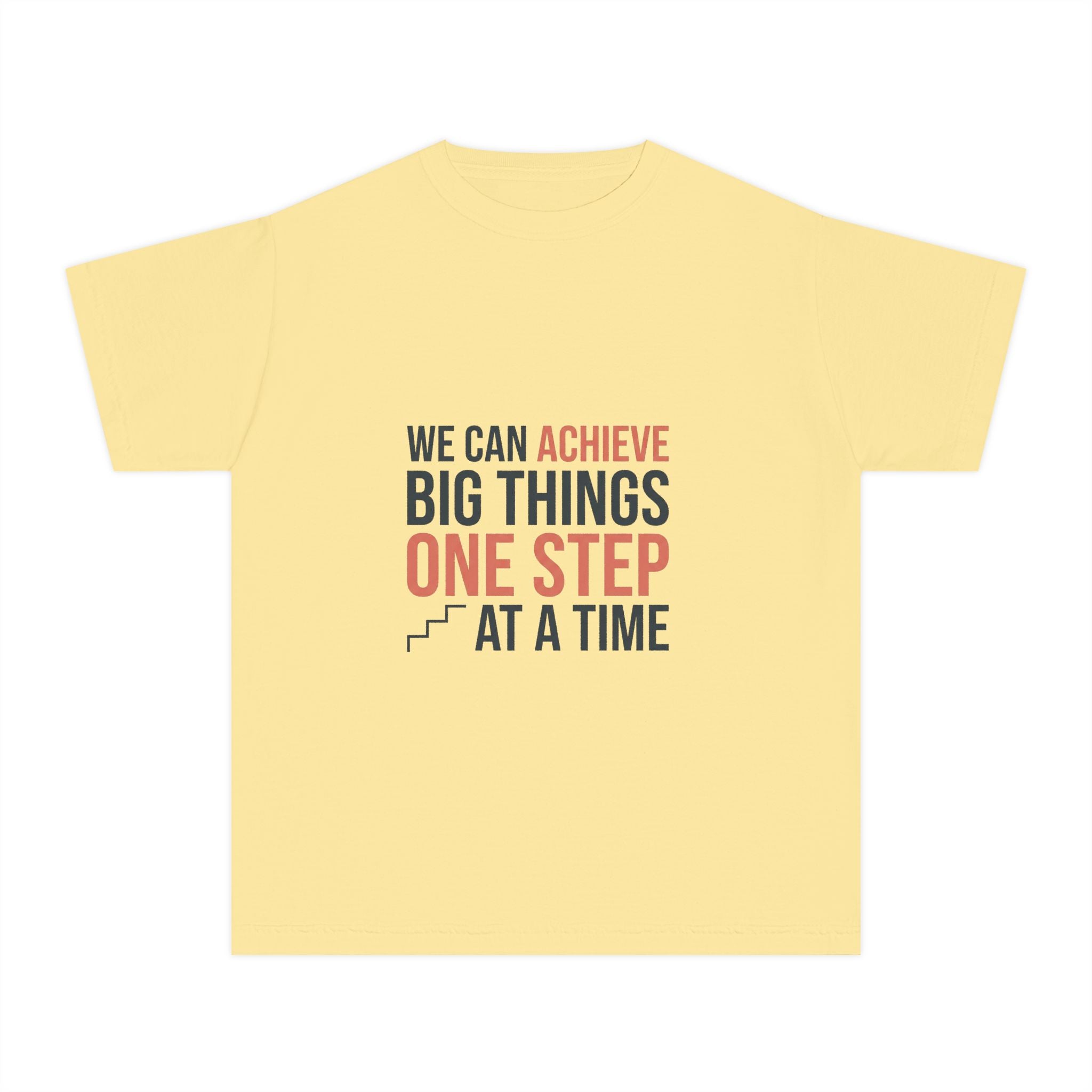 Youth Tee — "We Can Do Big Things" Inspirational Kids T‑Shirt