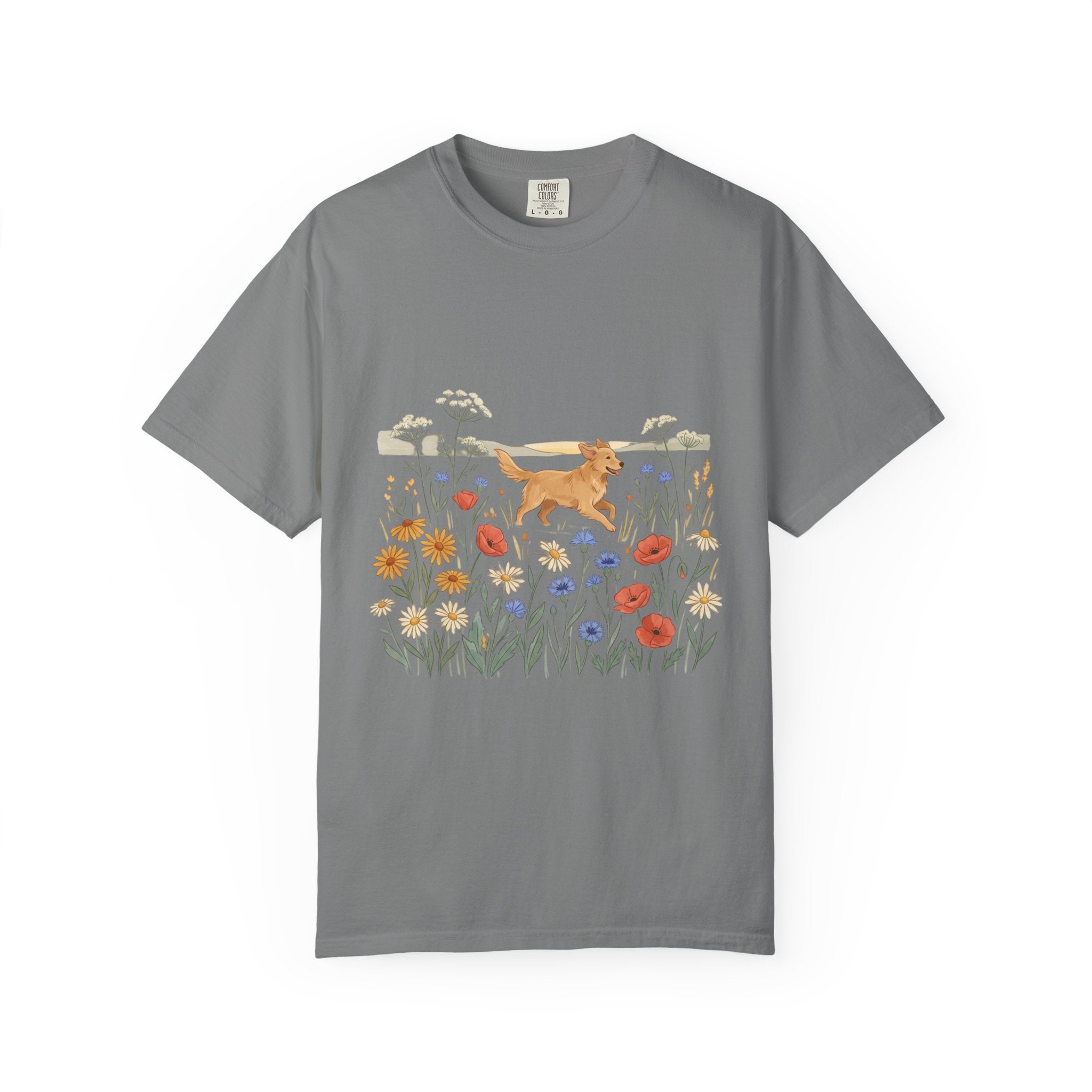 Golden Retriever in Wildflower Meadow T-Shirt