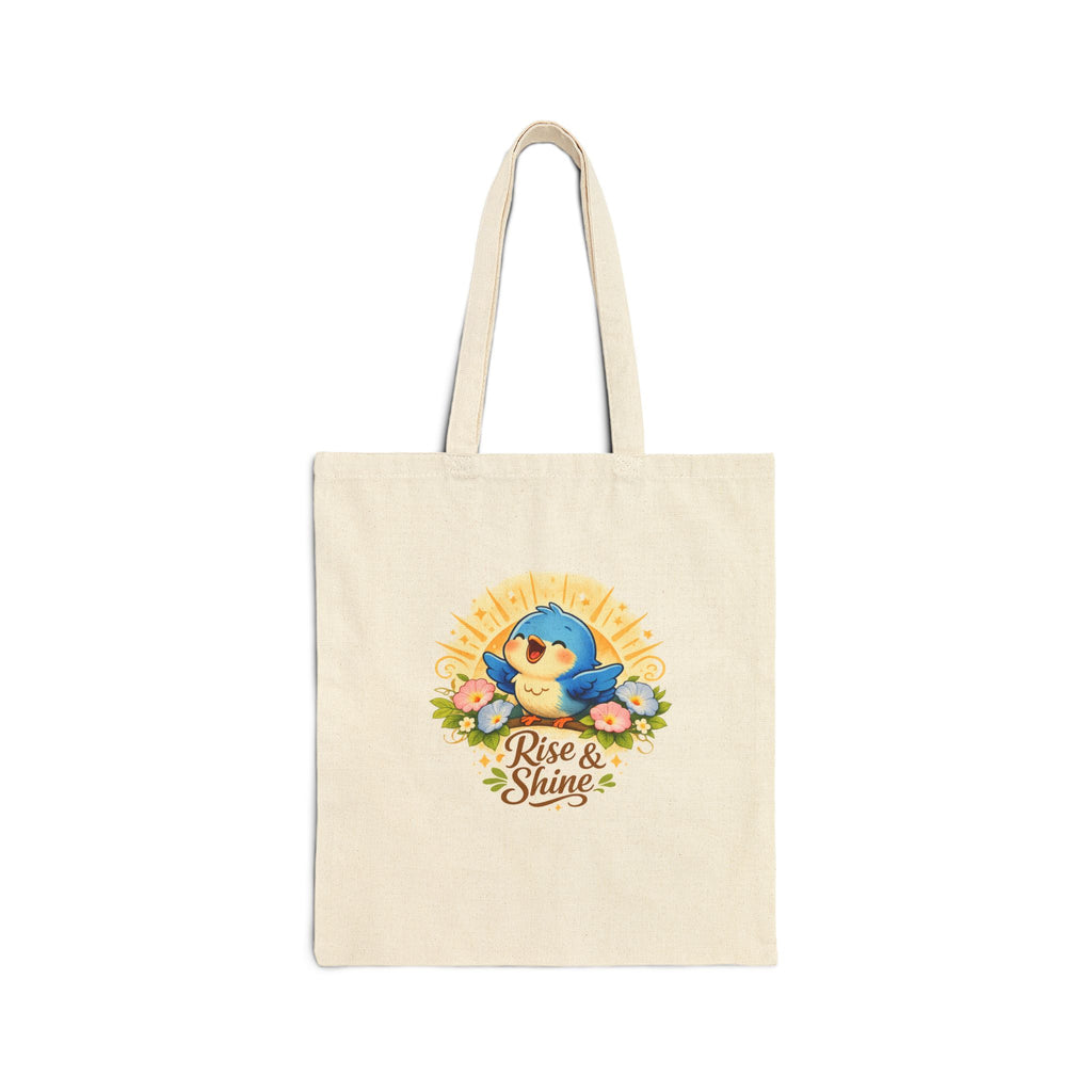 Rise & Shine Morning Tote – Singing Bluebird Design