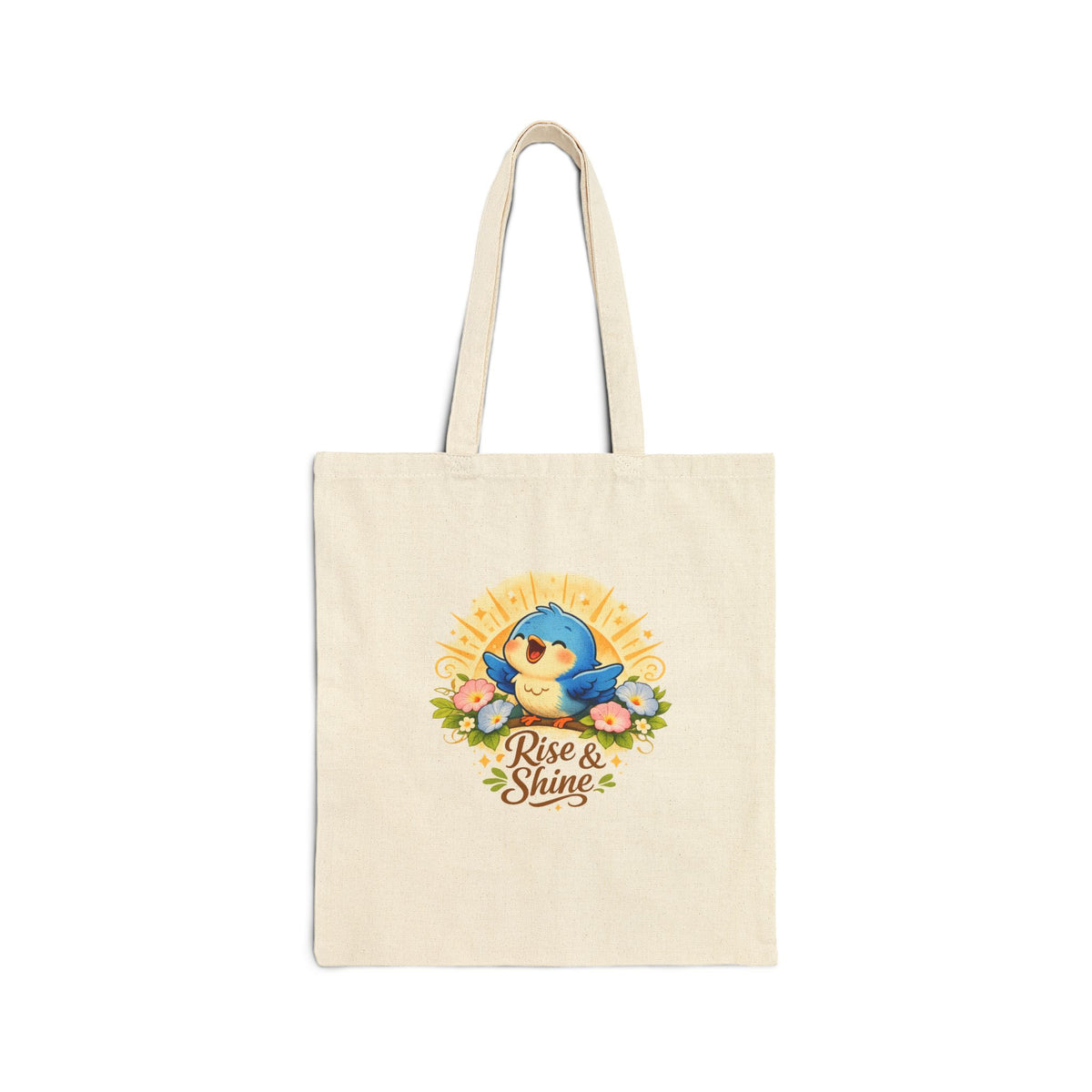 Rise & Shine Morning Tote – Singing Bluebird Design