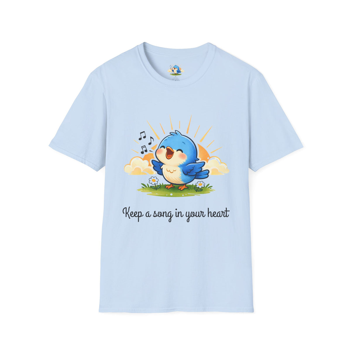 “Keep a Song in Your Heart” Singing Bluebird Tee