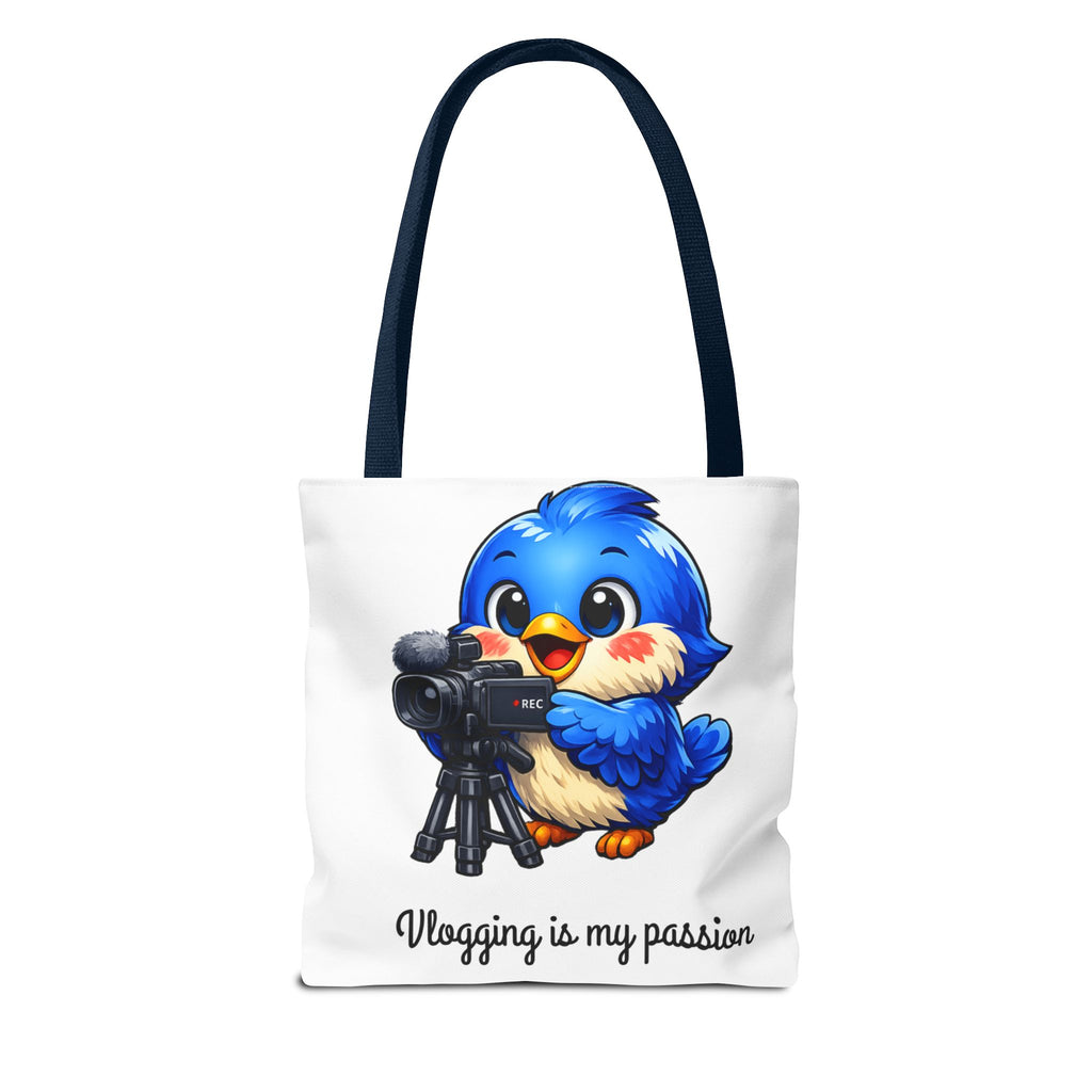 Vlogging Bluebird – Premium Tote Bag