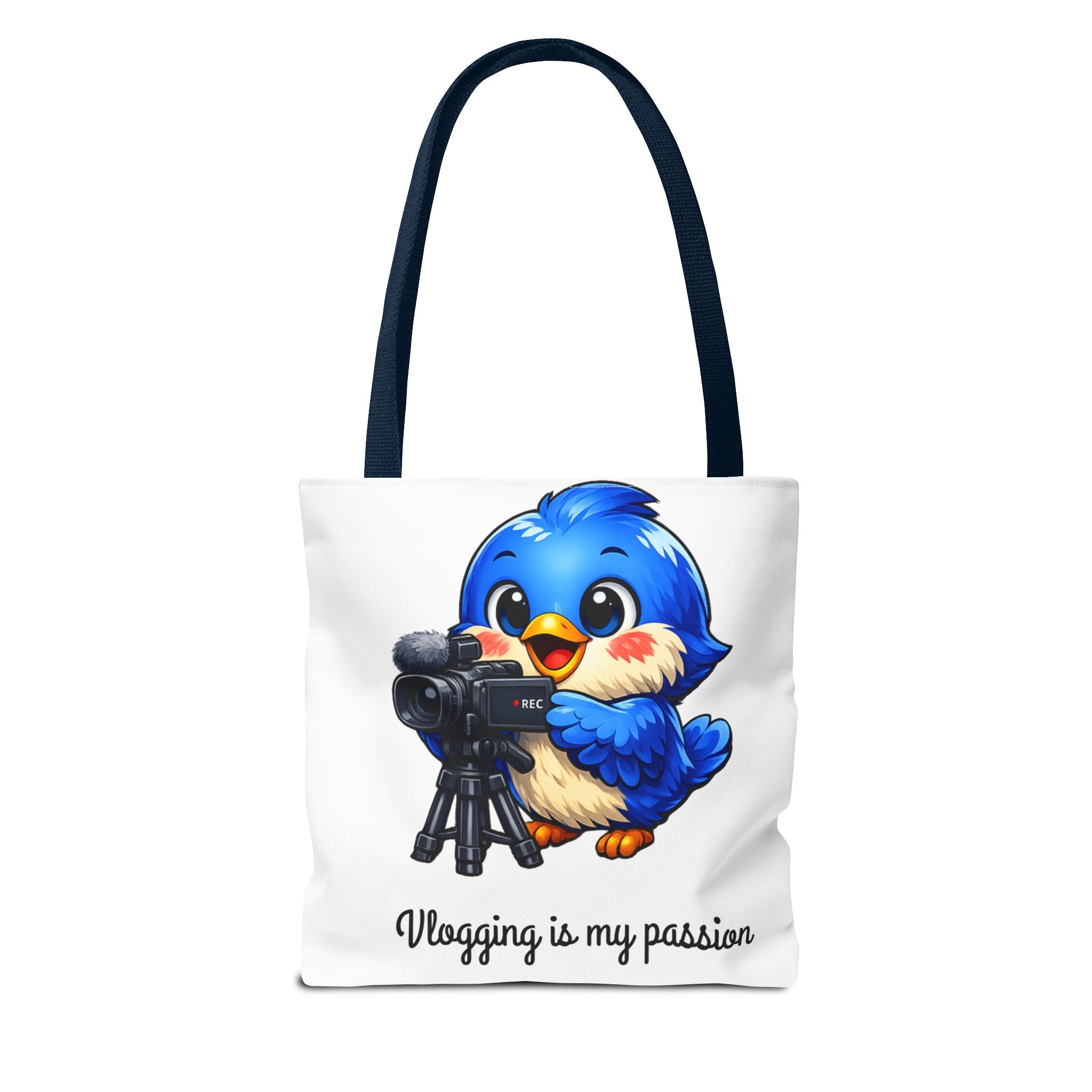 Vlogging Bluebird – Premium Tote Bag