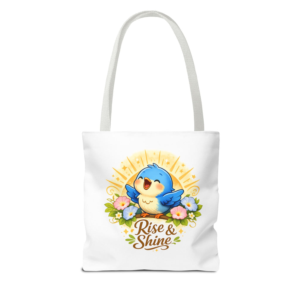 Rise & Shine Premium Bluebird Tote – Inspirational High‑Quality Carryall