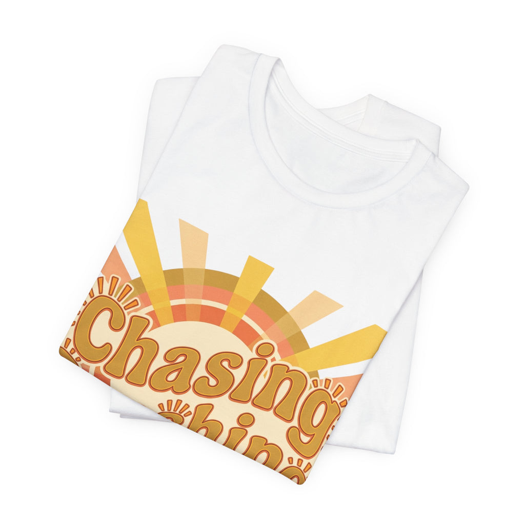 Chasing Sunshine Tee — Retro Sunburst Graphic Shirt