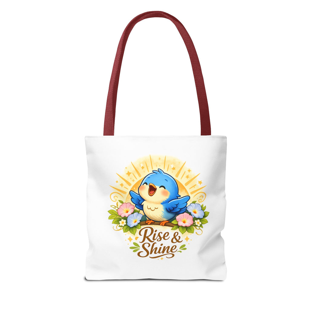 Rise & Shine Premium Bluebird Tote – Inspirational High‑Quality Carryall
