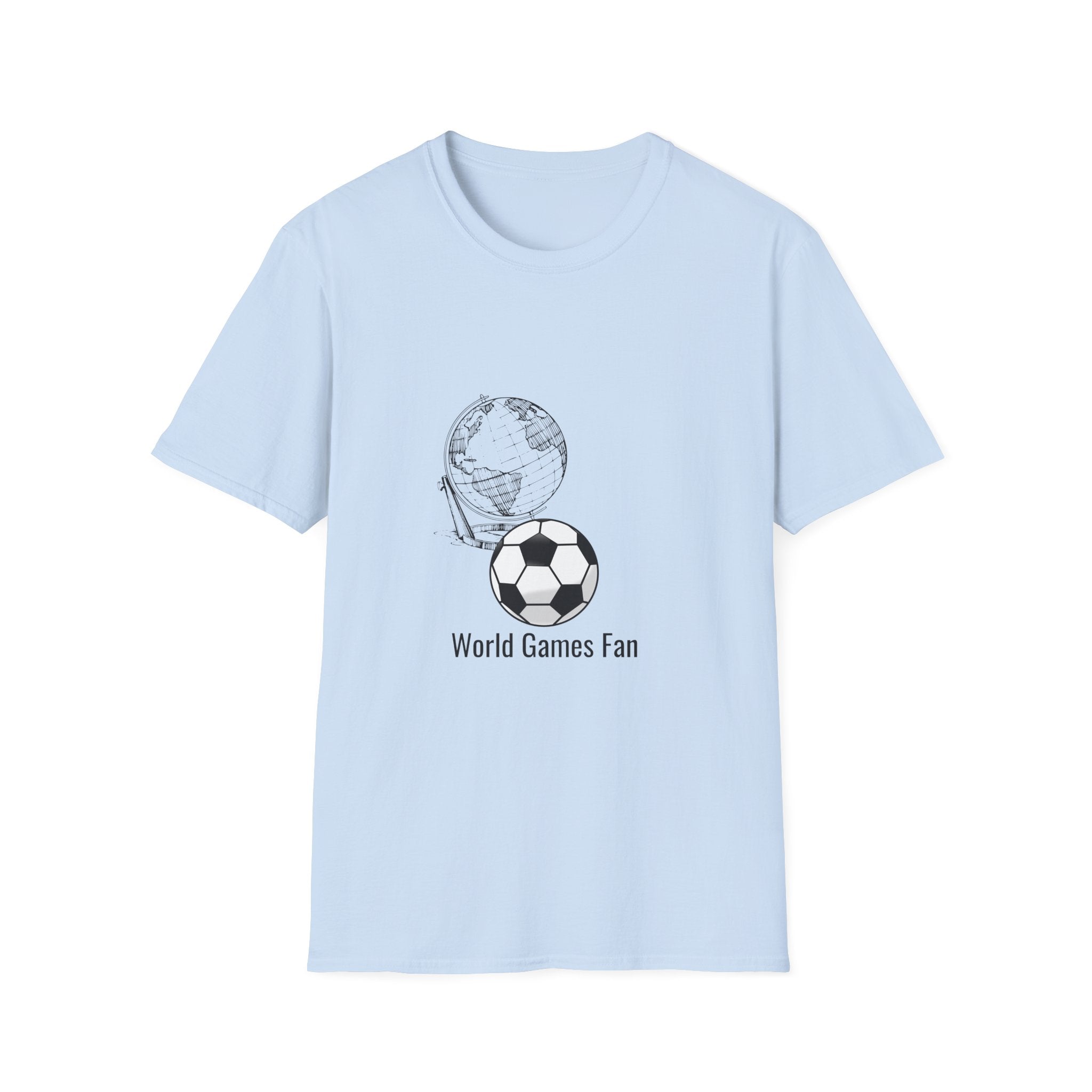 Soccer World Fan T-Shirt – 'World Games Fan' Graphic Tee