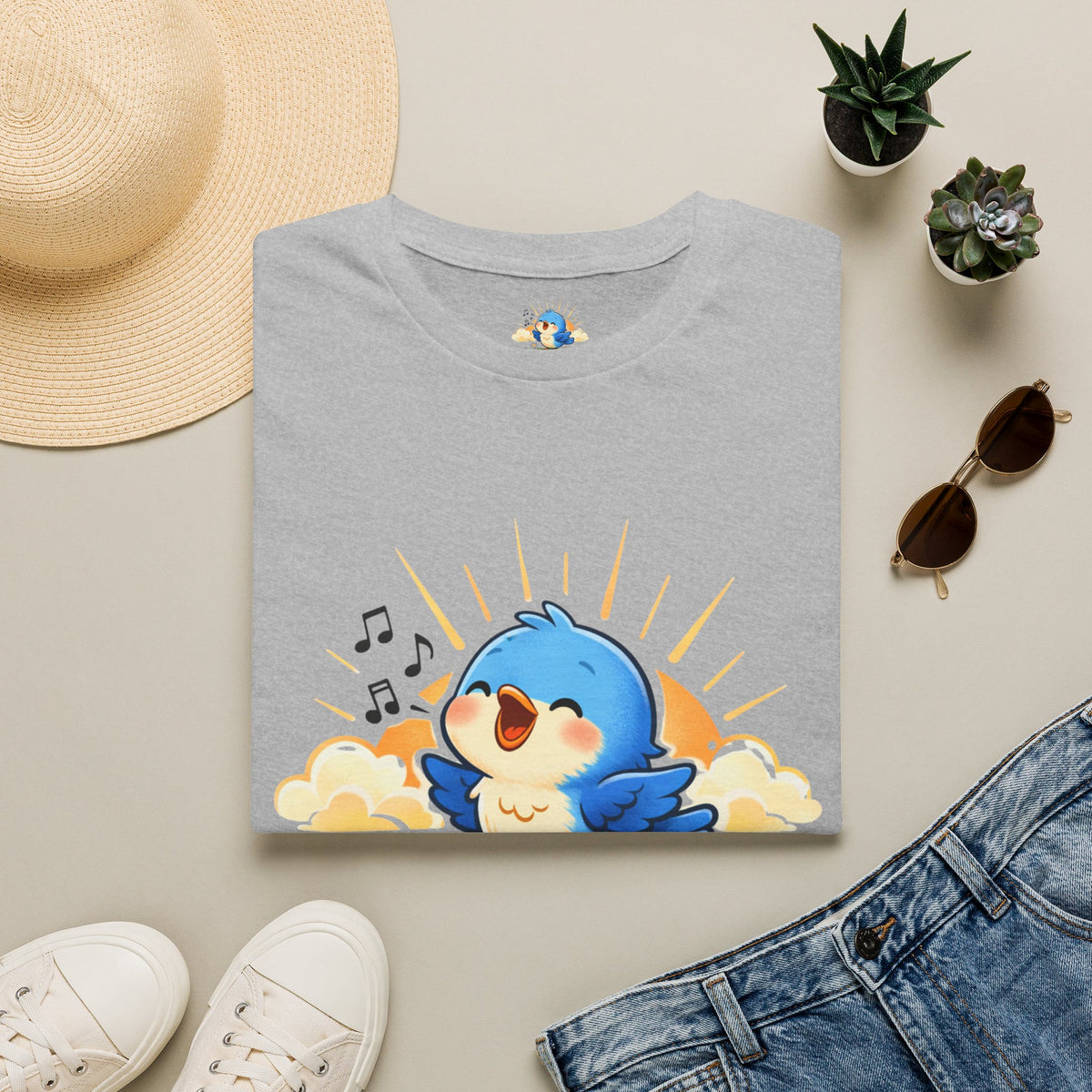 “Keep a Song in Your Heart” Singing Bluebird Tee