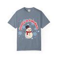 Frosty & Fabulous Christmas Tee – Snowman & Snowflakes Holiday Shirt