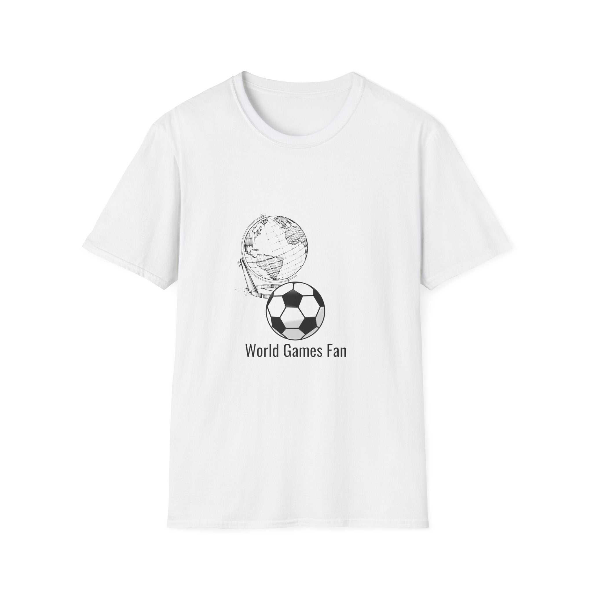Soccer World Fan T-Shirt – 'World Games Fan' Graphic Tee