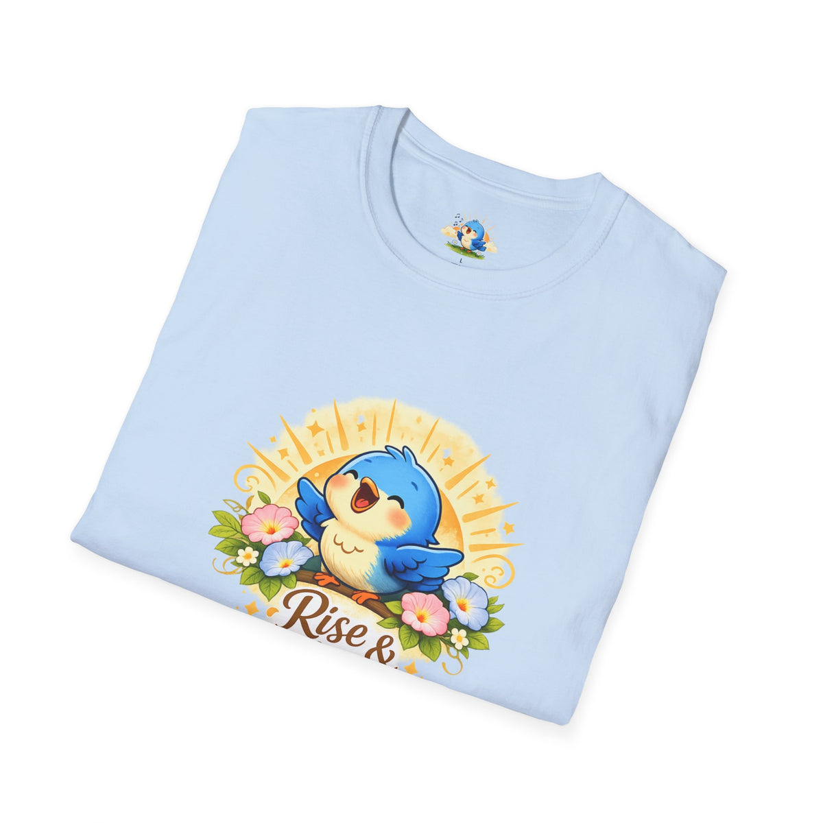 Personalized “Rise & Shine” Singing Bluebird Tee