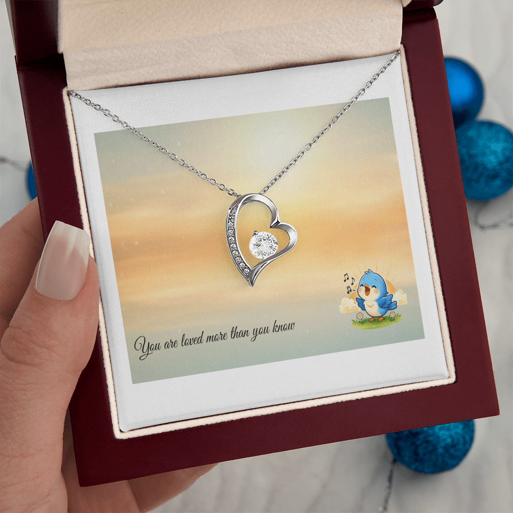 You Are Loved - Heart Necklace