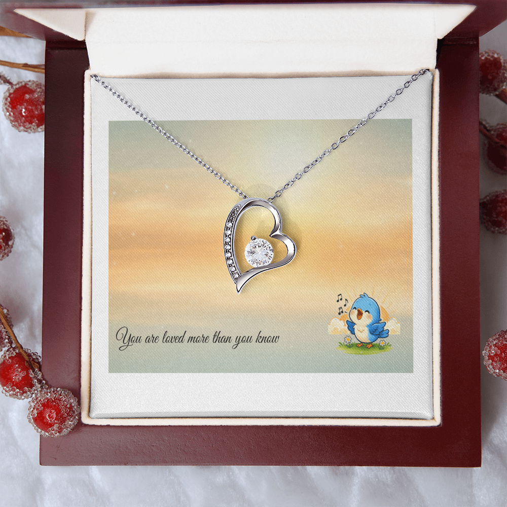 You Are Loved - Heart Necklace