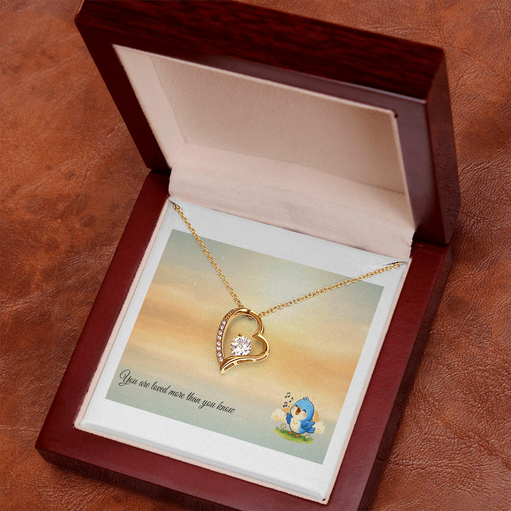 You Are Loved - Heart Necklace