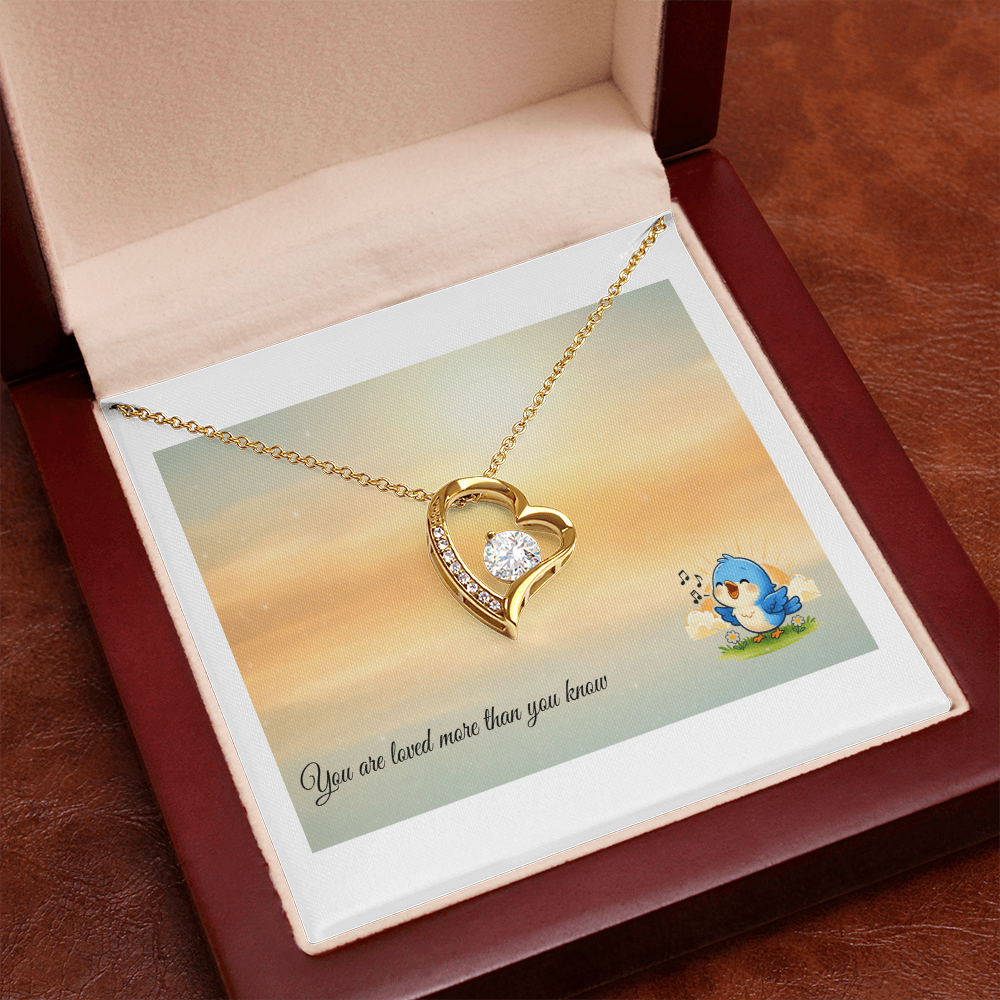 You Are Loved - Heart Necklace