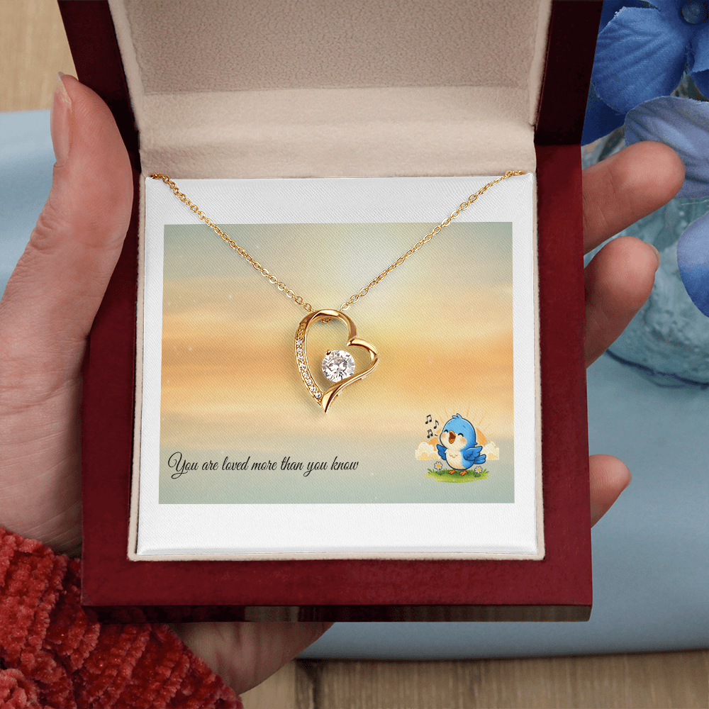 You Are Loved - Heart Necklace