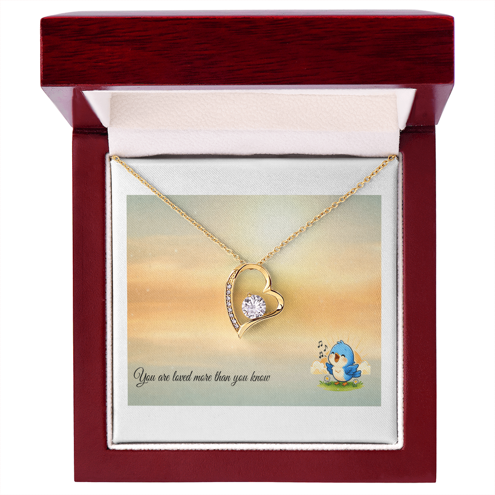 You Are Loved - Heart Necklace