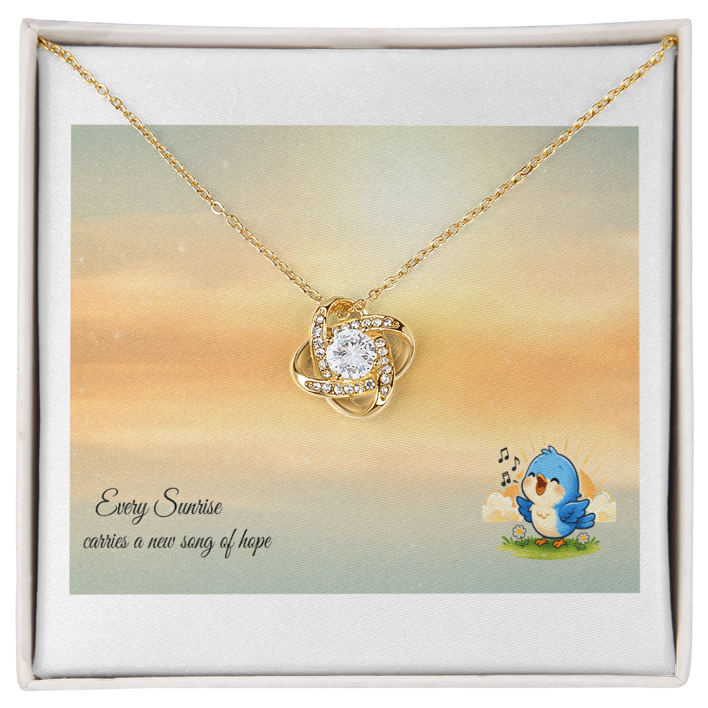 Bluebird of Hope Sunrise Necklace