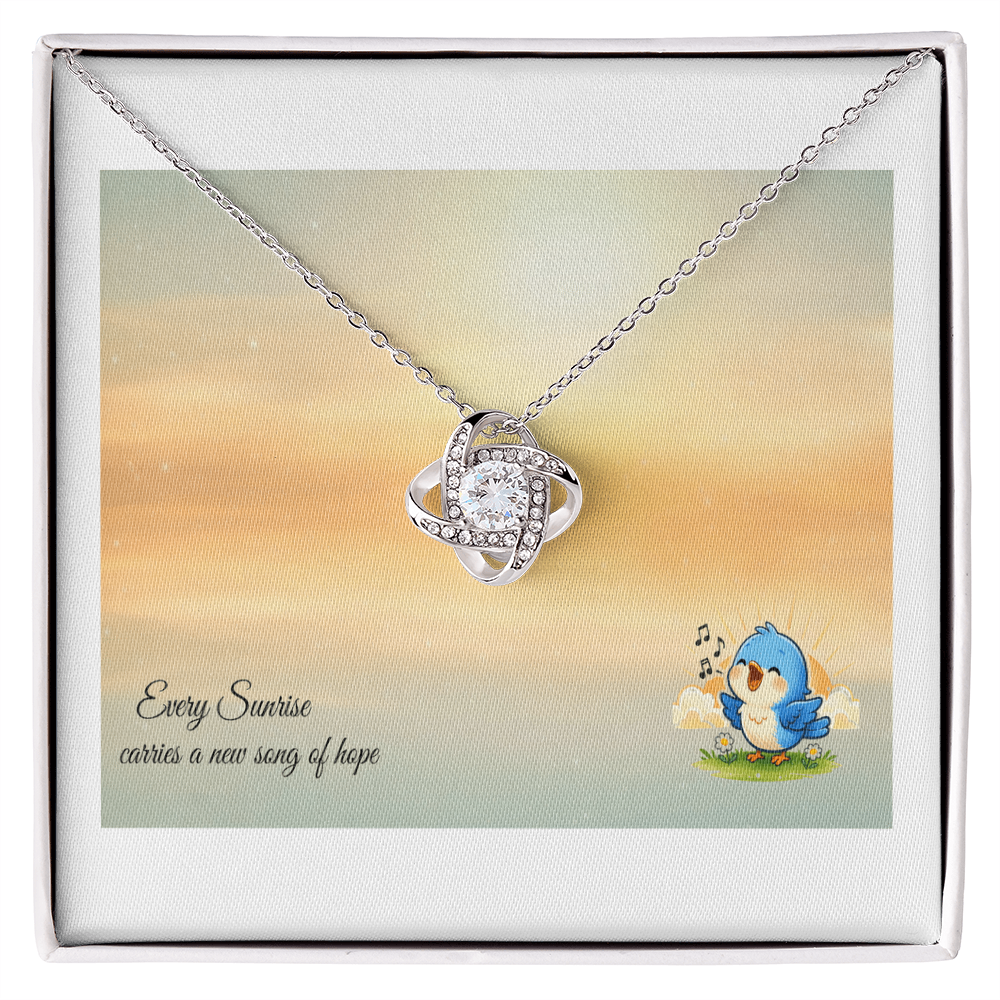 Bluebird of Hope Sunrise Necklace