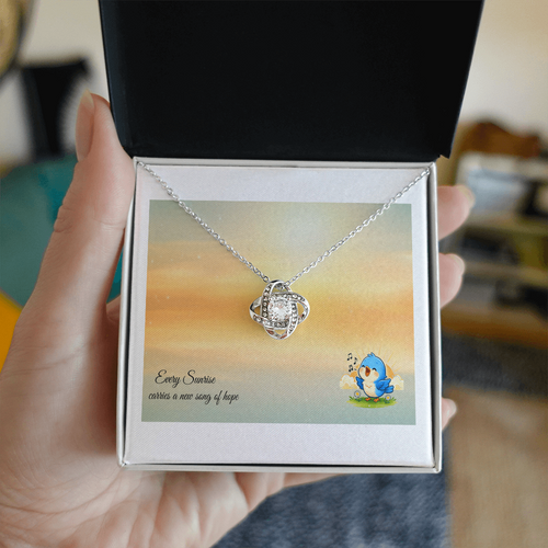 Bluebird of Hope Sunrise Necklace