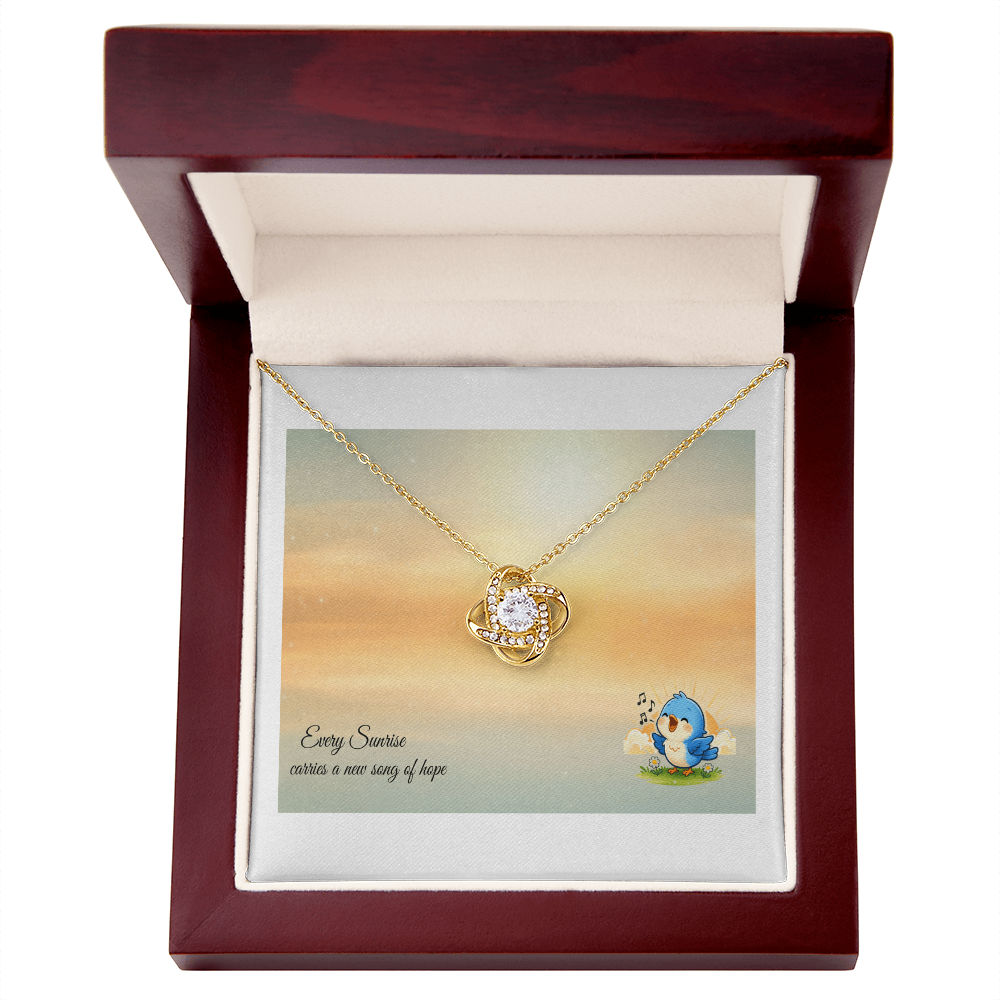 Bluebird of Hope Sunrise Necklace