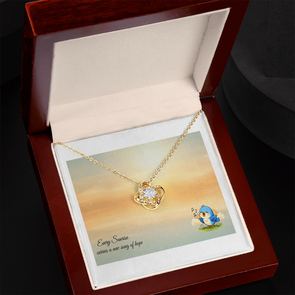 Bluebird of Hope Sunrise Necklace