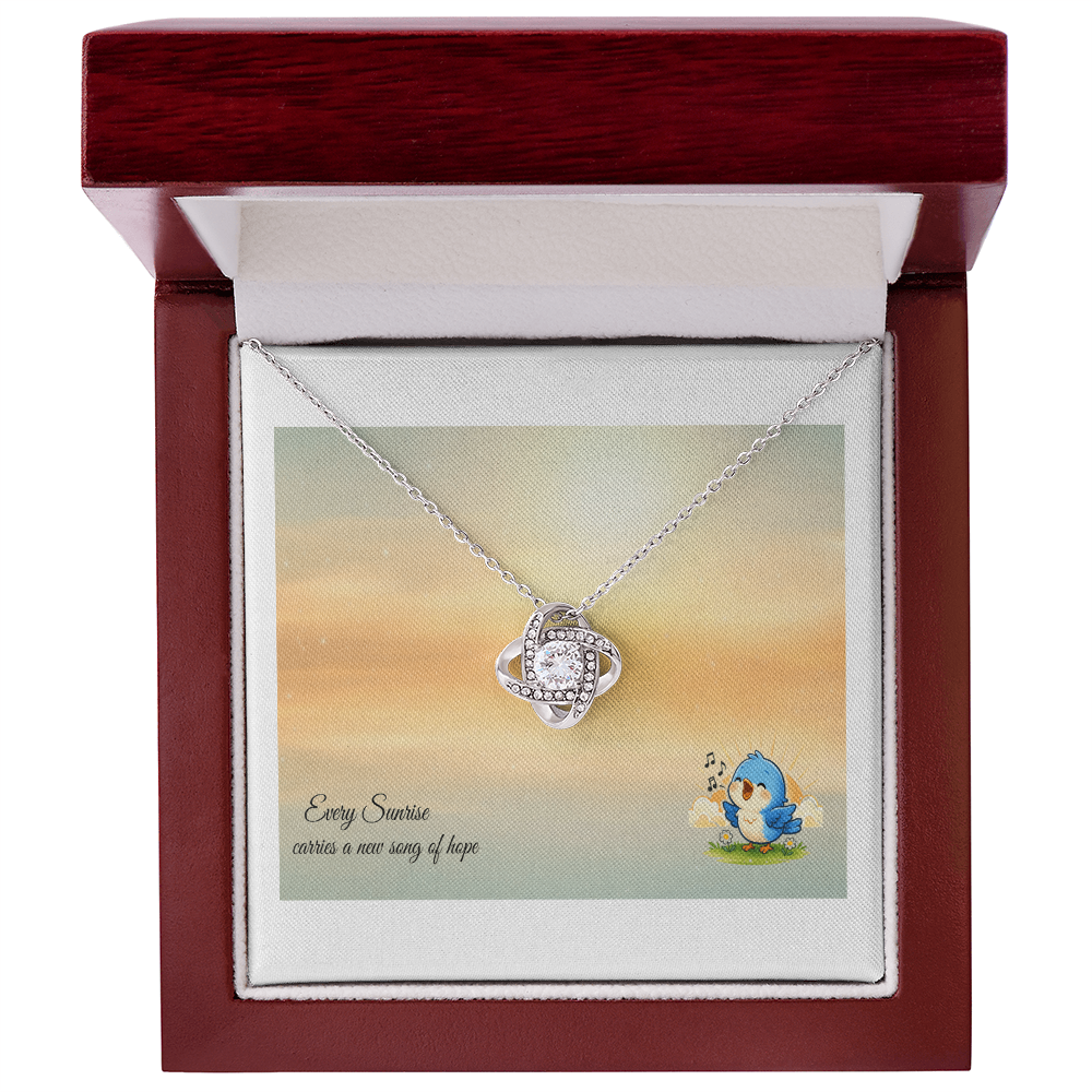 Bluebird of Hope Sunrise Necklace