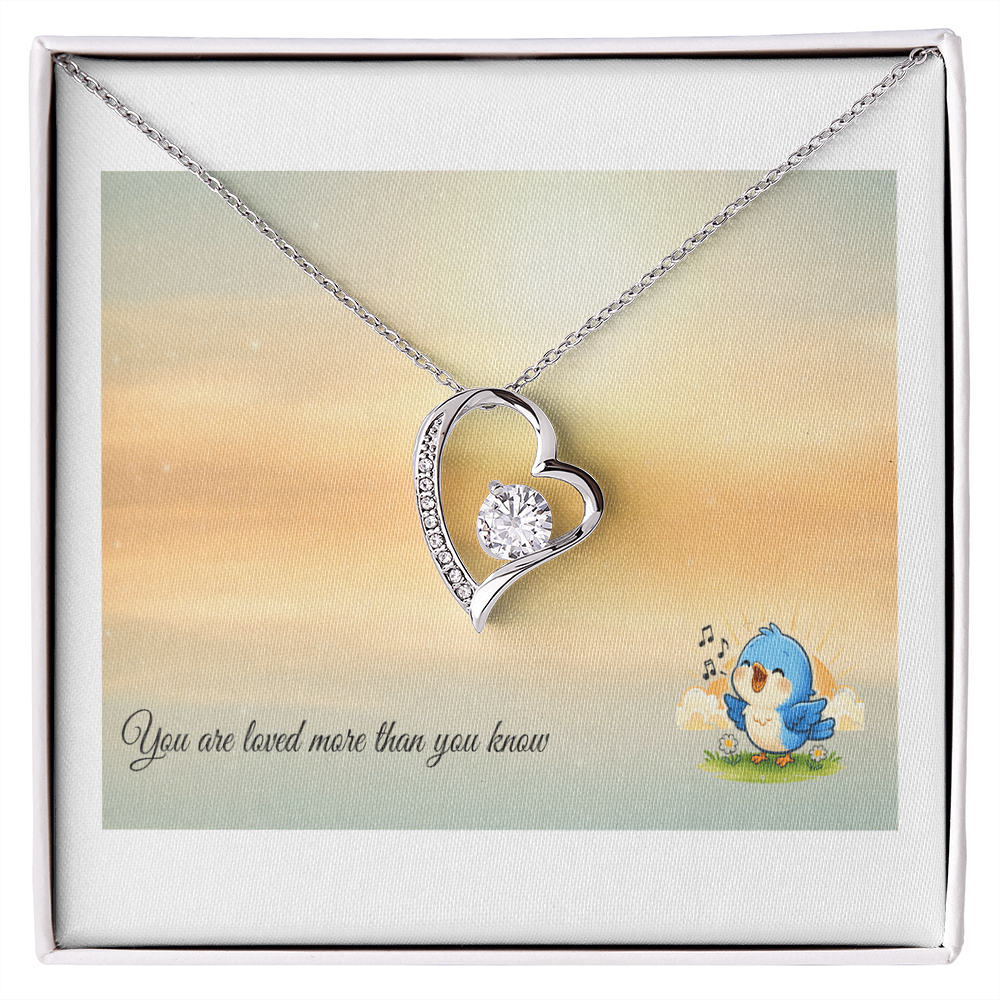 You Are Loved - Heart Necklace
