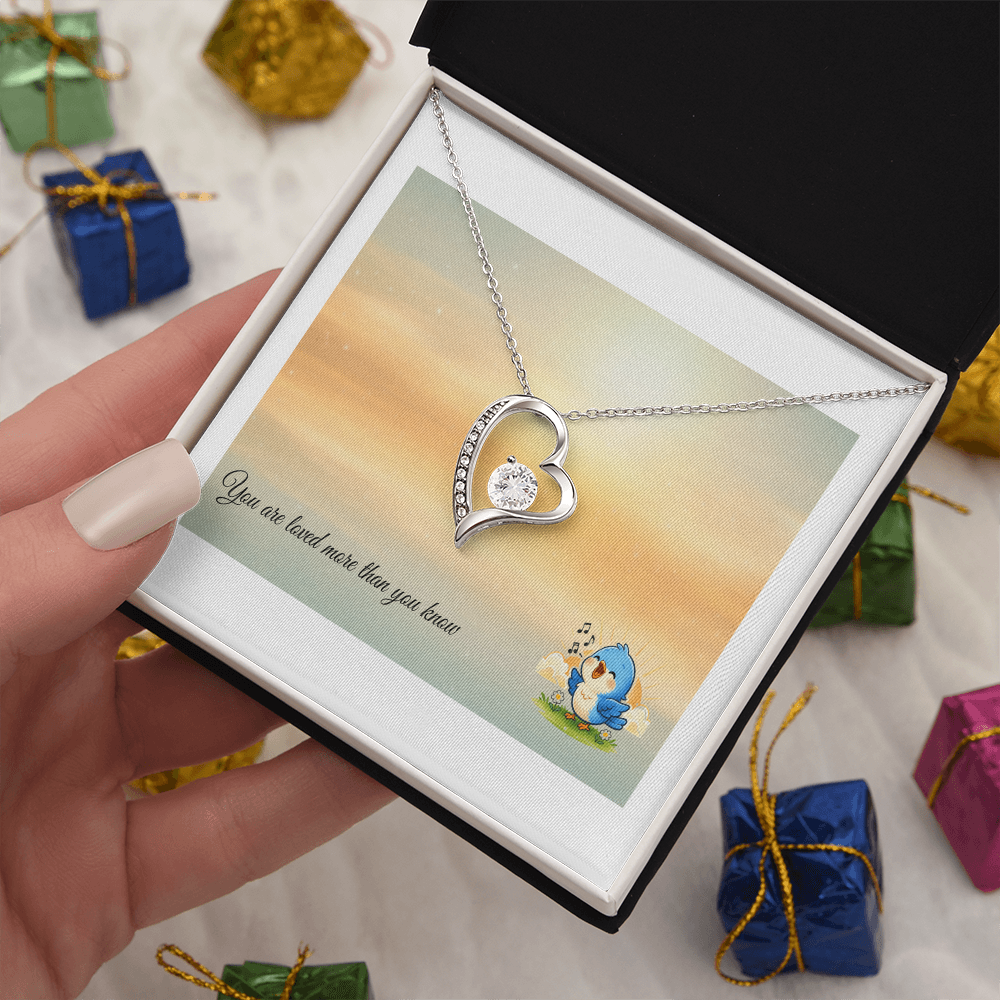 You Are Loved - Heart Necklace