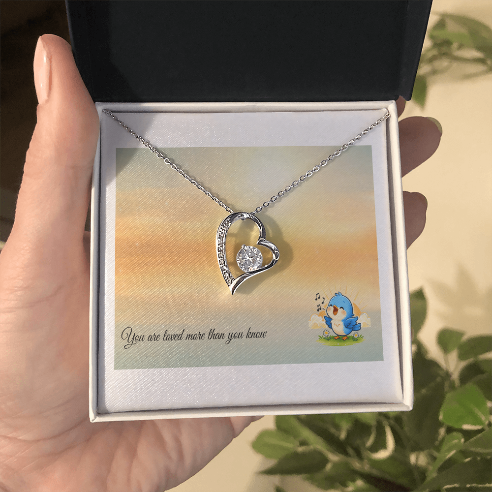 You Are Loved - Heart Necklace