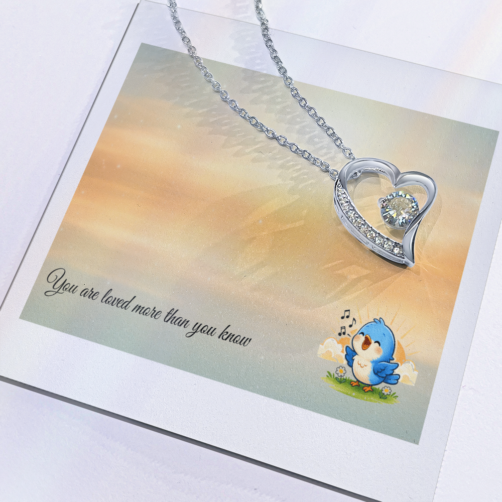 You Are Loved - Heart Necklace