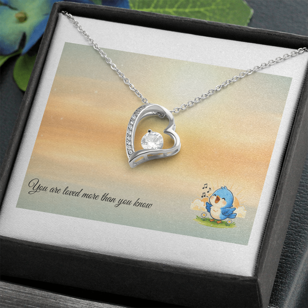 You Are Loved - Heart Necklace