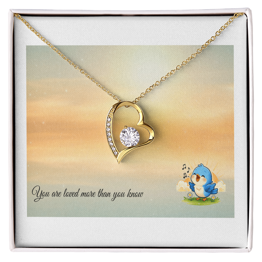 You Are Loved - Heart Necklace