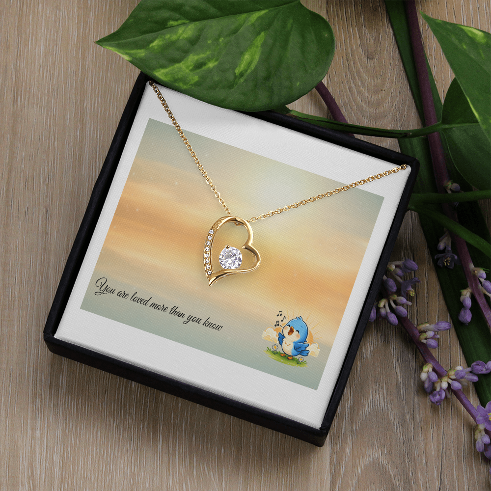 You Are Loved - Heart Necklace