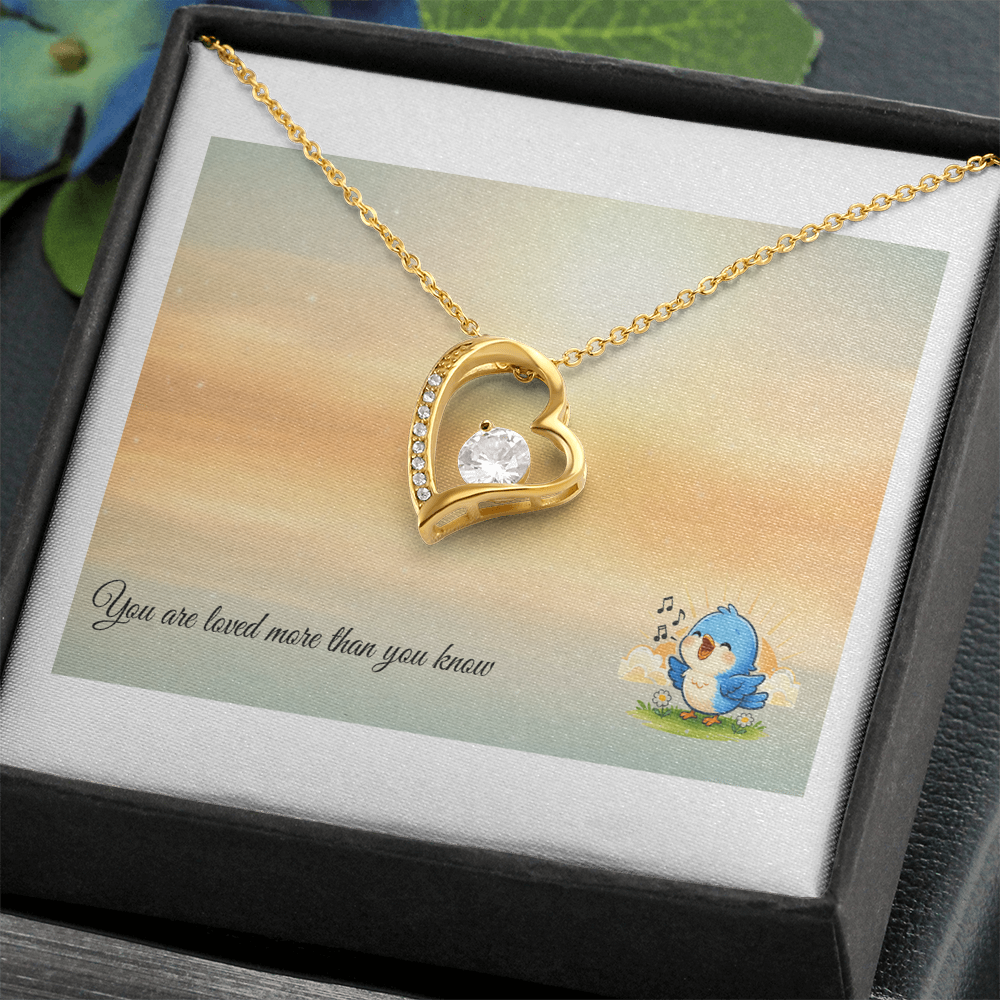 You Are Loved - Heart Necklace